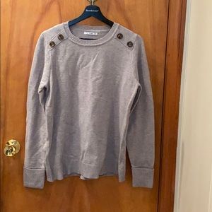 Knitted pink clover sweater